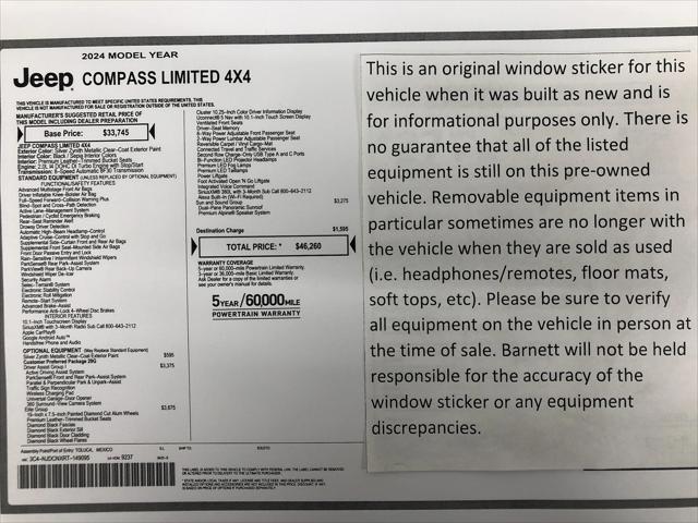 2024 Jeep Compass Limited 4x4