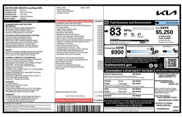 2024 Kia EV9 Land 2024 Kia EV9 Land