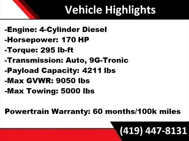 2025 Mercedes-Benz Sprinter 2500 Standard Roof 4-Cyl Diesel