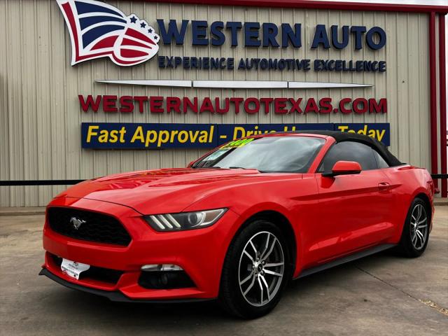 2015 Ford Mustang EcoBoost Premium for sale in Lubbock, TX