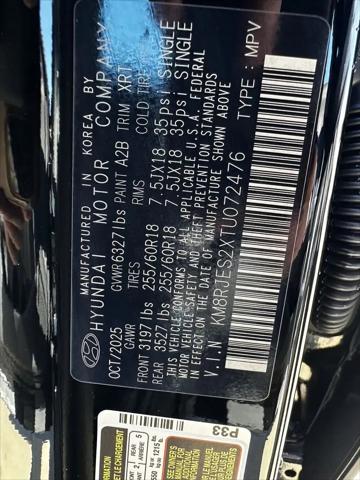 2026 Hyundai Palisade XRT Pro