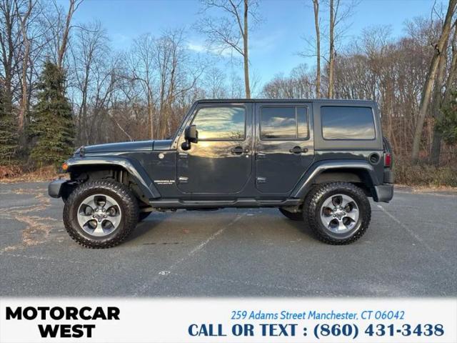 2017 Jeep Wrangler Unlimited Sahara 4x4 for sale in Manchester, CT