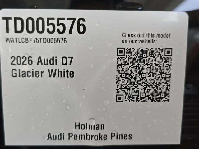 2026 Audi Q7 Premium Plus 45 TFSI quattro tiptronic