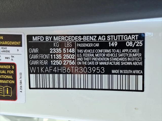 2026 Mercedes-Benz C-CLASS C 300 C 300