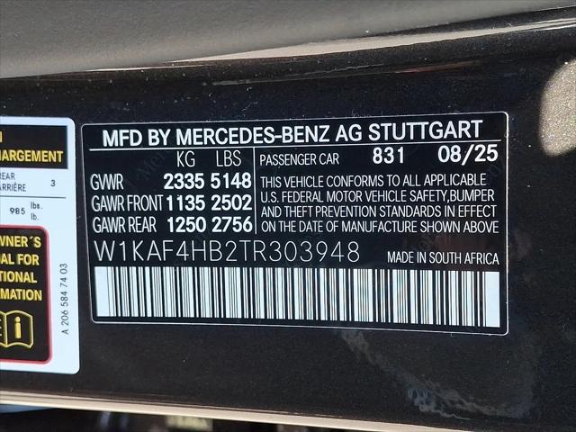 2026 Mercedes-Benz C-CLASS C 300 C 300
