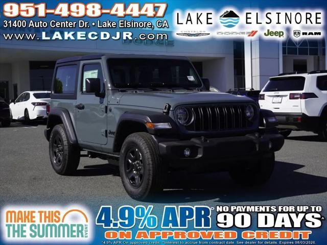 2026 Jeep Wrangler 2-Door Sport 4x4 for sale in Lake Elsinore, CA