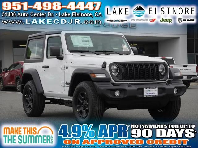 2026 Jeep Wrangler 2-Door Sport 4x4 for sale in Lake Elsinore, CA