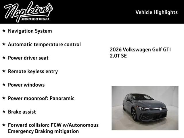 2026 Volkswagen Golf GTI SE