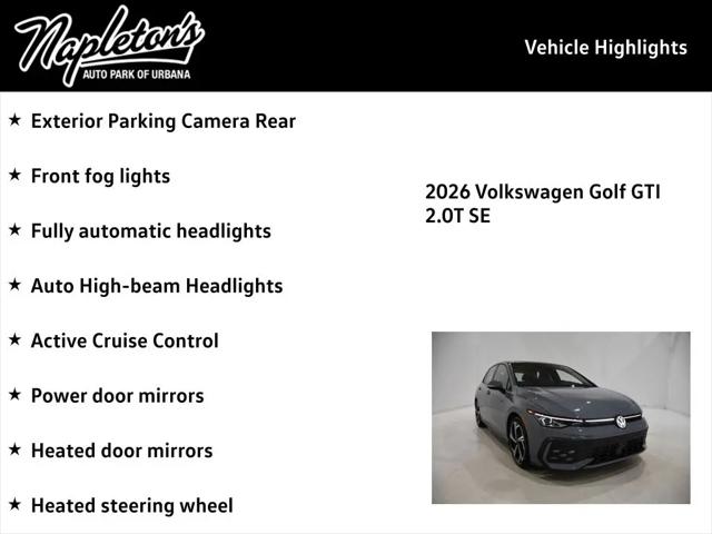 2026 Volkswagen Golf GTI SE