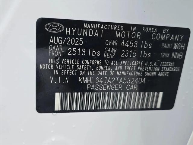 2026 Hyundai Sonata SEL Sport