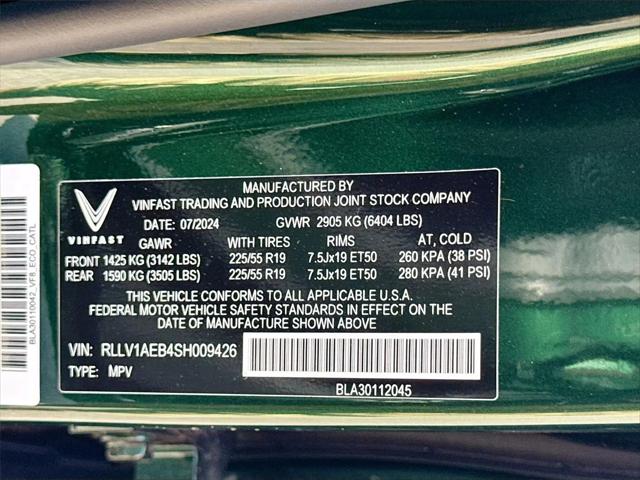 2025 INFINITI VF 8 Eco