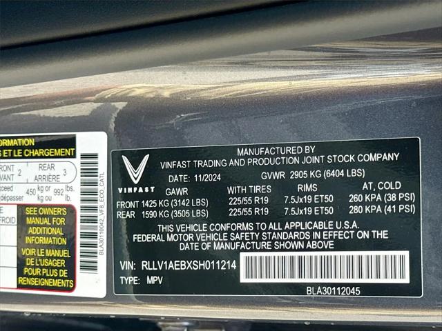 2025 INFINITI VF 8 Eco