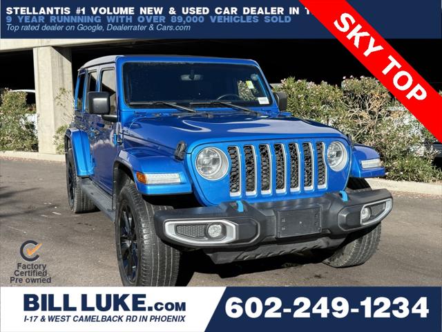 2022 Jeep Wrangler 4xe Unlimited Sahara 4x4 2022 Jeep Wrangler 4xe Unlimited Sahara 4x4