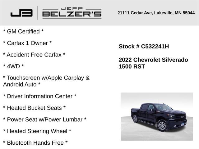 2022 Chevrolet Silverado 1500 LTD 4WD Crew Cab Short Bed RST 2022 Chevrolet Silverado 1500 LTD 4WD Crew Cab Short Bed RST