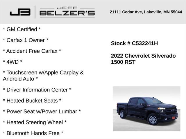 2022 Chevrolet Silverado 1500 LTD 4WD Crew Cab Short Bed RST