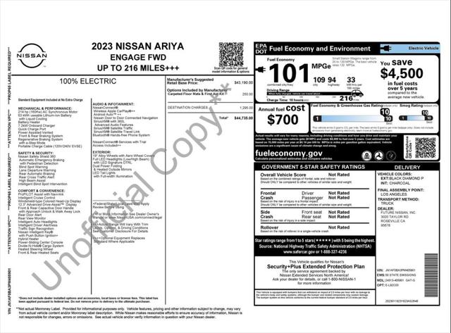 2023 Nissan ARIYA ENGAGE