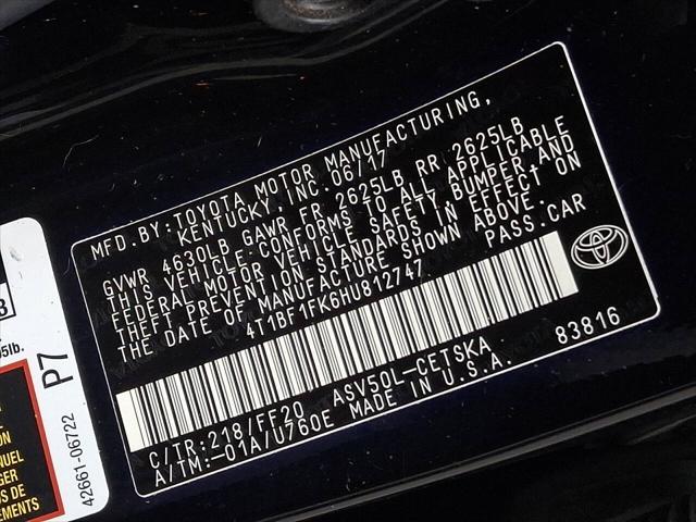 2017 Toyota Camry SE