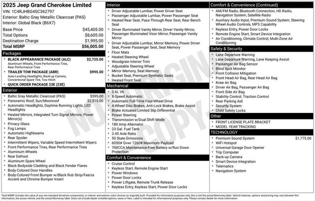 2025 Jeep Grand Cherokee Limited 4x4