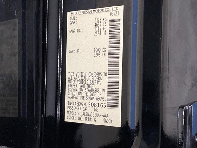 2021 Nissan Maxima SR Xtronic CVT
