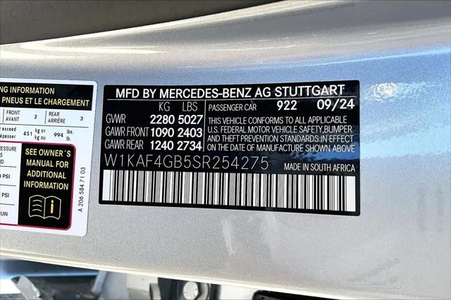 2025 Mercedes-Benz C-CLASS C 300 C 300