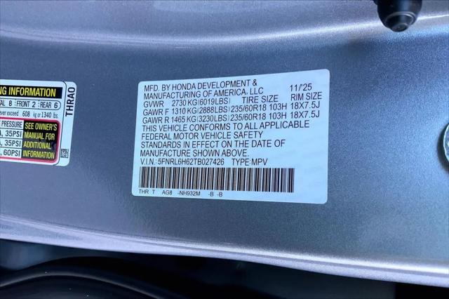 2026 Honda Odyssey EX-L