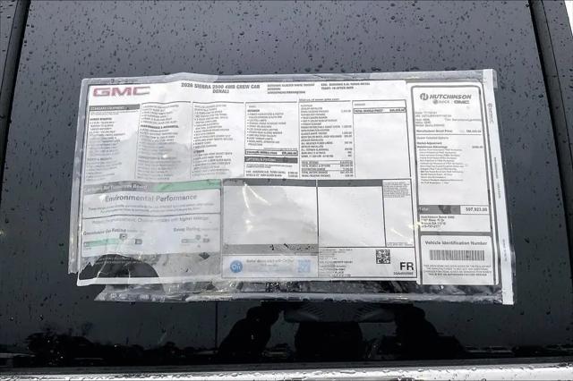 2026 GMC Sierra 2500HD Crew Cab, Standard Bed, Denali, 4WD