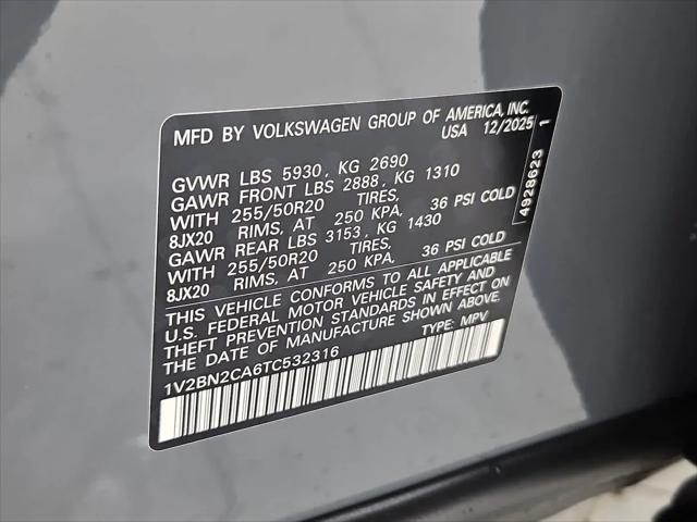 2026 Volkswagen Atlas SEL