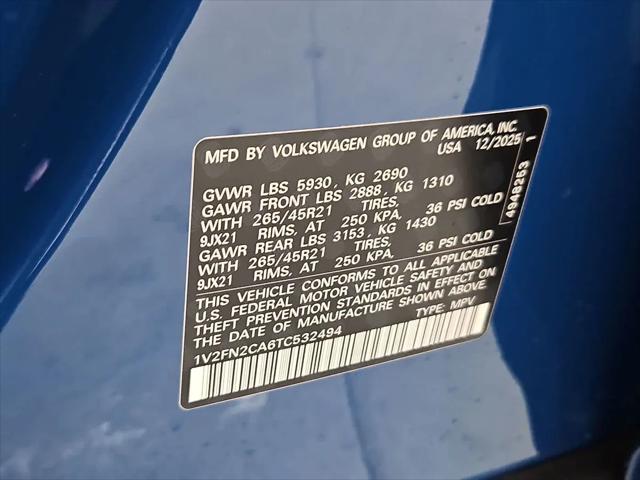 2026 Volkswagen Atlas SEL Premium R-Line
