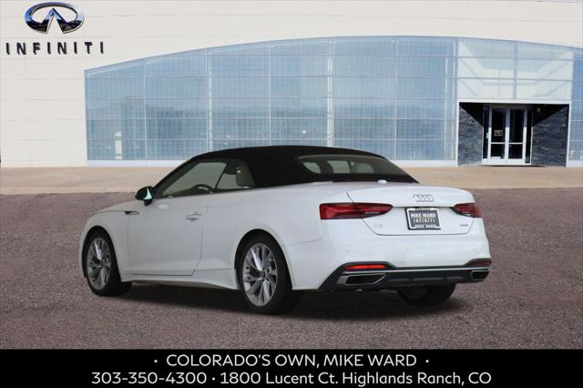 2021 Audi A5 Cabriolet Premium Plus 45 TFSI quattro S tronic 2021 Audi A5 Cabriolet Premium Plus 45 TFSI quattro S tronic