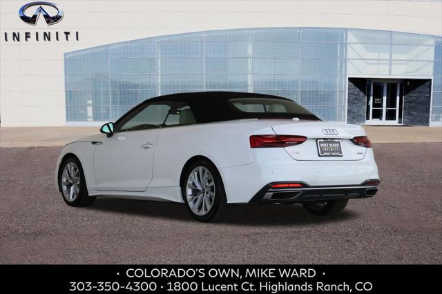 2021 Audi A5 Cabriolet Premium Plus 45 TFSI quattro S tronic 2021 Audi A5 Cabriolet Premium Plus 45 TFSI quattro S tronic