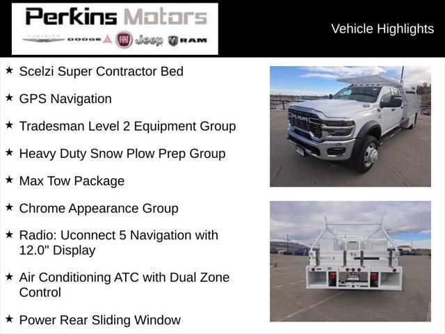 2026 RAM 5500 Chassis RAM 5500 TRADESMAN CHASSIS CREW CAB 4X4 84 CA