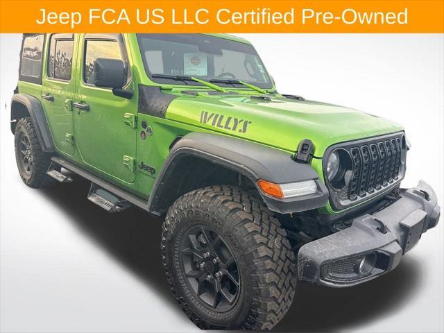 2025 Jeep Wrangler 4-Door Willys 4x4 2025 Jeep Wrangler 4-Door Willys 4x4