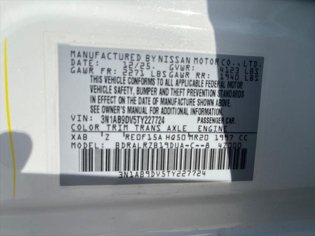 2026 Nissan Sentra SR