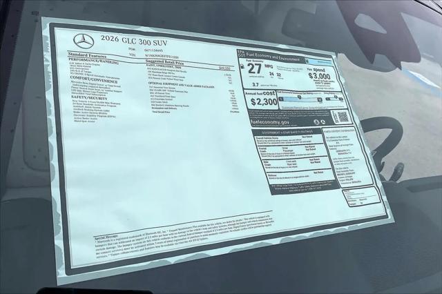 2026 Mercedes-Benz GLC GLC 300