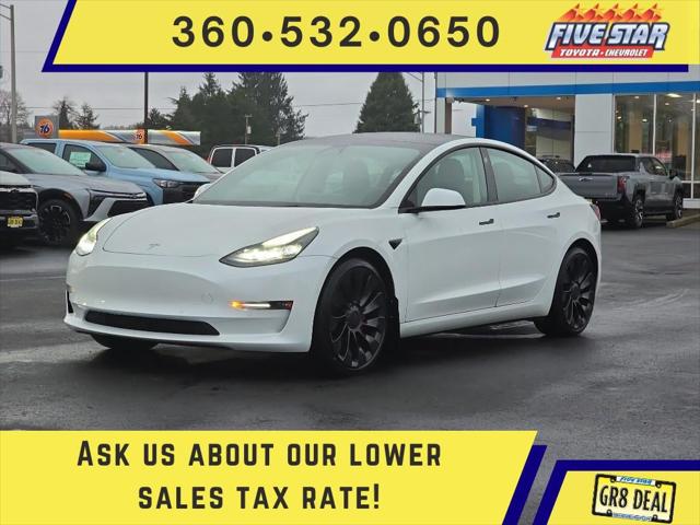 2022 Tesla Model 3 Performance Dual Motor All-Wheel Drive 2022 Tesla Model 3 Performance Dual Motor All-Wheel Drive