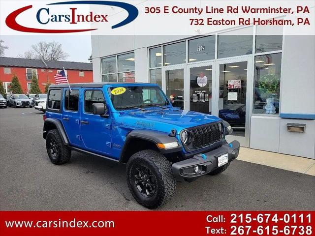 2024 Jeep Wrangler 4xe Willys 4xe for sale in Horsham, PA