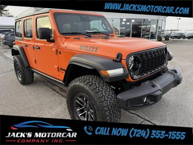 2025 Jeep Wrangler 4-Door Willys 4x4 for sale in Sarver, PA