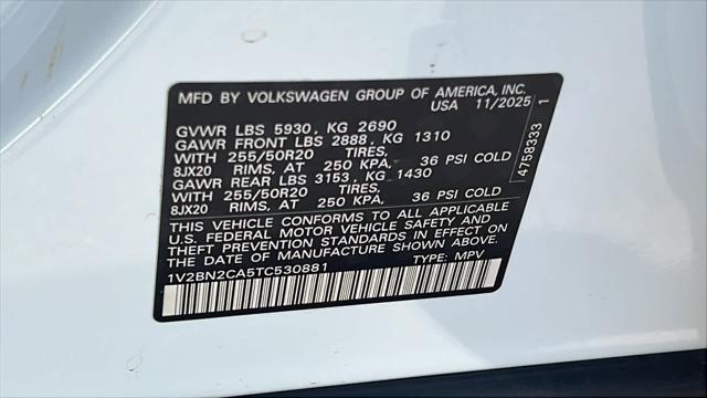 2026 Volkswagen Atlas SEL
