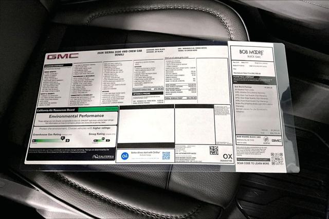 2026 GMC Sierra 3500HD Crew Cab, Long Bed, Denali, 4WD