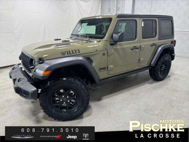 2026 Jeep Wrangler 4-Door Willys 4x4 for sale in La Crosse, WI