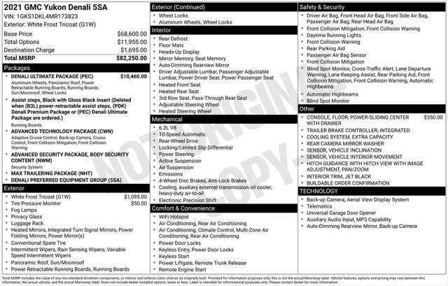 2021 GMC Yukon 2WD Denali 2021 GMC Yukon 2WD Denali