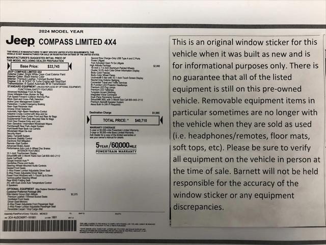 2024 Jeep Compass Limited 4x4