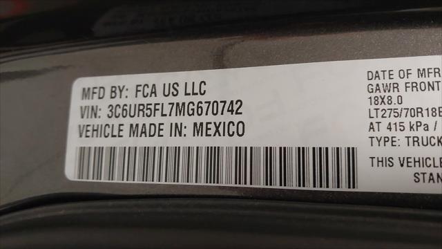 2021 Jeep Ram 2500 Laramie Crew Cab 4x4 6'4" Box