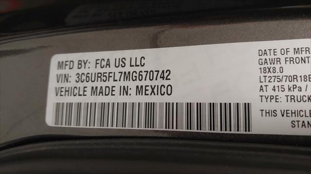 2021 Jeep Ram 2500 Laramie Crew Cab 4x4 64 Box