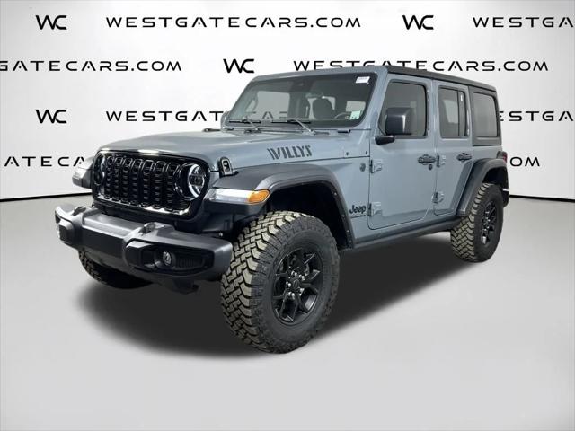 2024 Jeep Wrangler 4-Door Willys 4x4 2024 Jeep Wrangler 4-Door Willys 4x4
