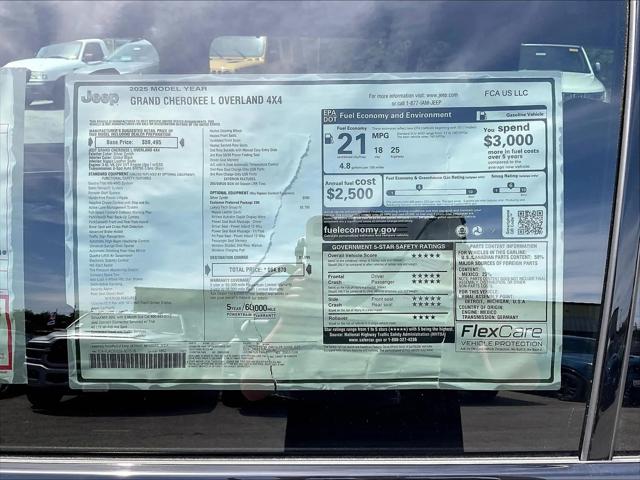 2025 Jeep Grand Cherokee L Overland 4x4