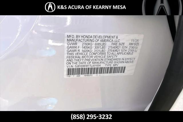 2026 Acura MDX Type S Advance Package