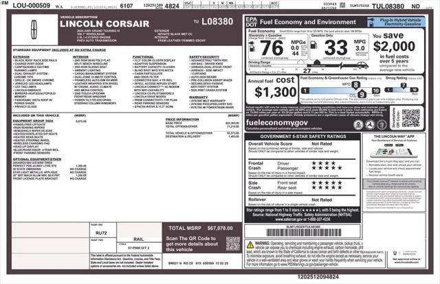 2026 Lincoln Corsair Grand Touring