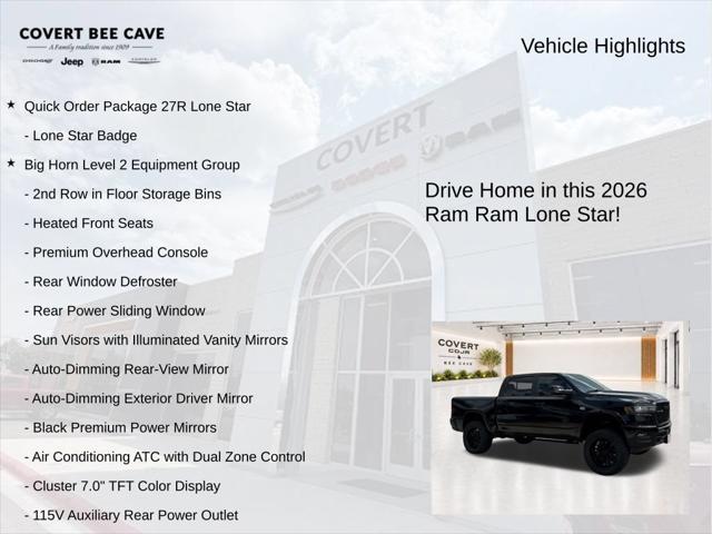 2026 Ram 1500 Lone Star Crew Cab 4x4 57 Box