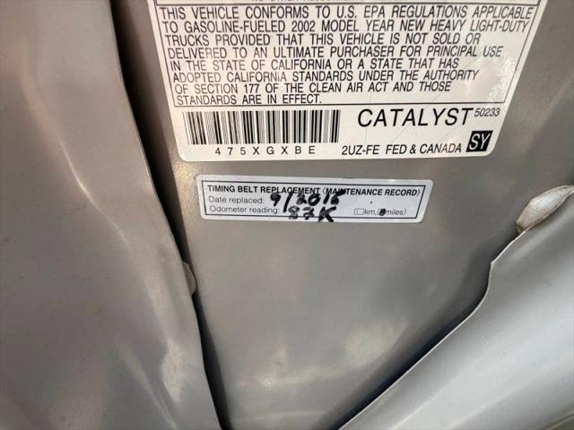 2002 Toyota Tundra SR5 V8
